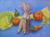 Corn and Pumpkins